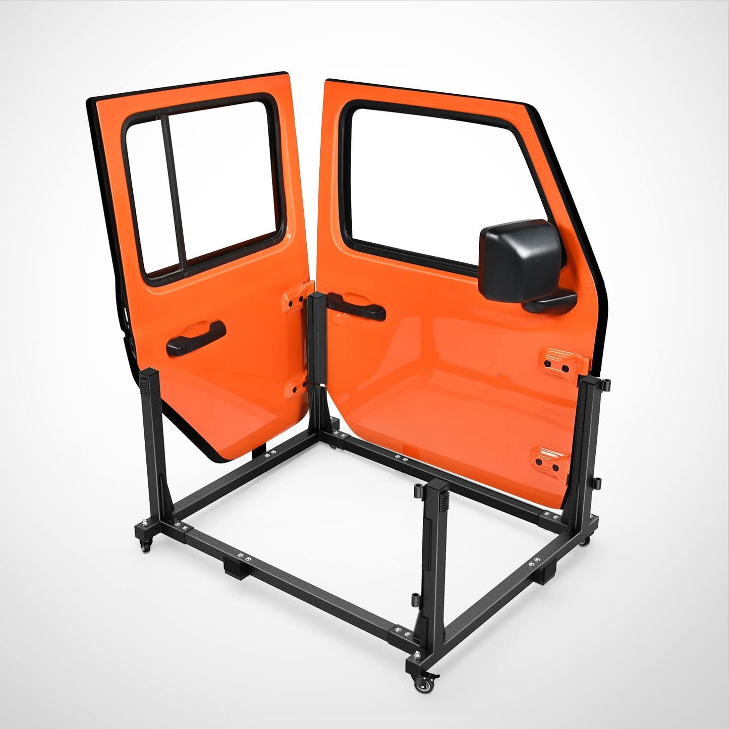 2007-2022 Jeep Wrangler JK JL Gladiator JT Door Storage Rack Movable Cart Holder