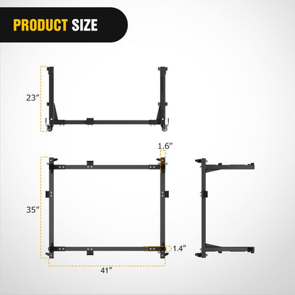 2007-2022 Jeep Wrangler JK JL Gladiator JT Door Storage Rack Movable Cart Holder