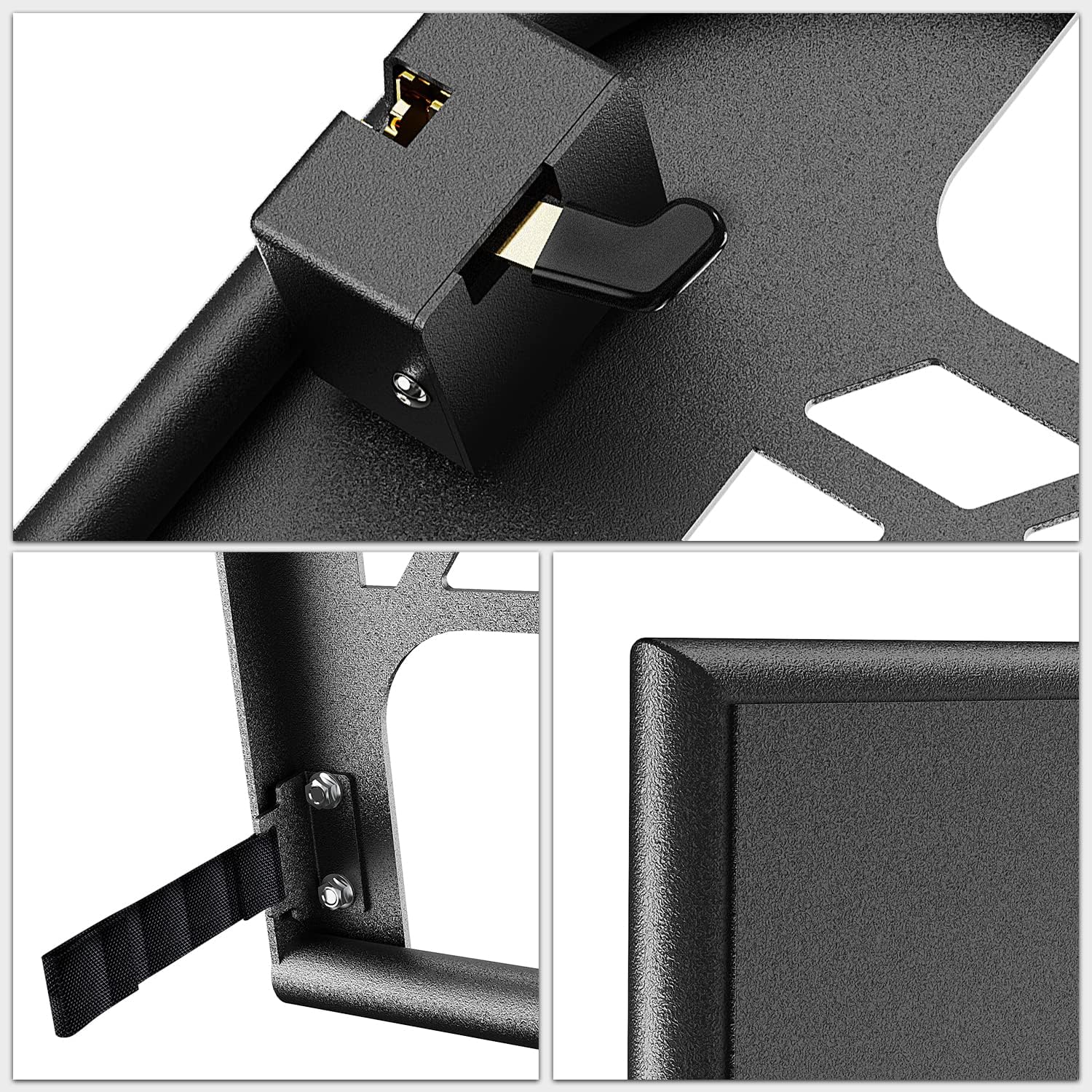 Front Rear Tubular Doors W/Side View Mirrors For 2007-2018 Wrangler JK 2 Door