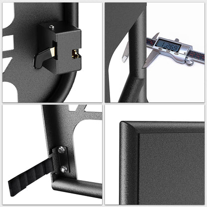 2007-2018 Jeep Wrangler JK 4Door Front Rear Tubular Doors W/Side View Mirrors